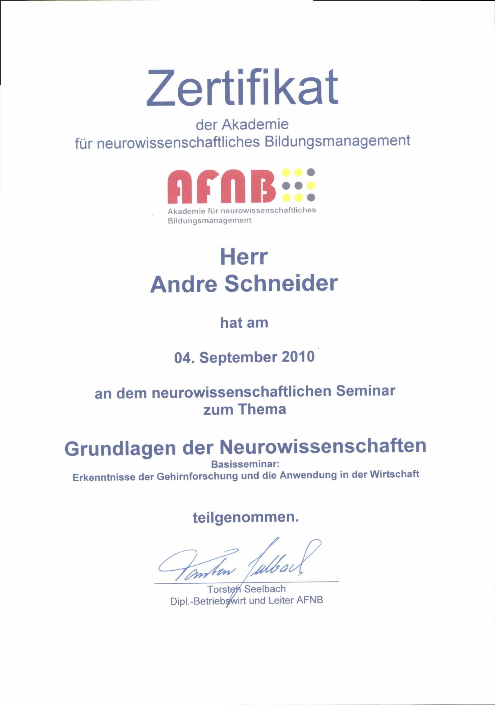 Andre Schneider, Kundengewinnungscoach und Experte für Neuromarketing, Gehirngerechte Kundengewinnung und "Kundengewinnung und Akquise mit Neuromarketing"